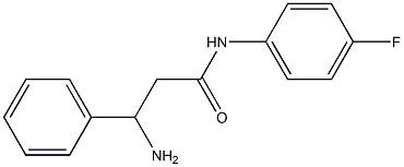 3-amino-N-(4-fluorophenyl)-3-phenylpropanamide