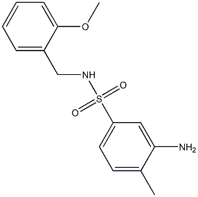 3-amino-N-[(2-methoxyphenyl)methyl]-4-methylbenzene-1-sulfonamide|