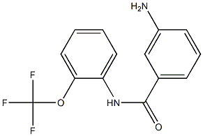 3-amino-N-[2-(trifluoromethoxy)phenyl]benzamide Structure