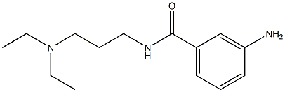 3-amino-N-[3-(diethylamino)propyl]benzamide,,结构式