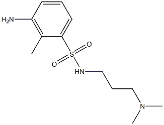 3-amino-N-[3-(dimethylamino)propyl]-2-methylbenzene-1-sulfonamide Structure