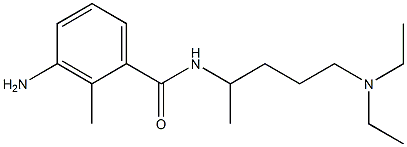 3-amino-N-[5-(diethylamino)pentan-2-yl]-2-methylbenzamide Structure