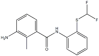 3-amino-N-{2-[(difluoromethyl)sulfanyl]phenyl}-2-methylbenzamide