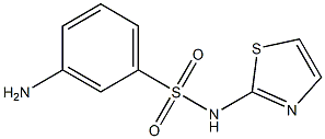 3-amino-N-1,3-thiazol-2-ylbenzenesulfonamide Structure