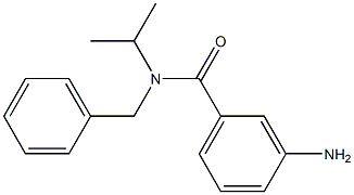 3-amino-N-benzyl-N-(propan-2-yl)benzamide Struktur