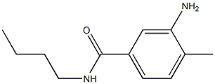 3-amino-N-butyl-4-methylbenzamide 结构式