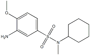 3-amino-N-cyclohexyl-4-methoxy-N-methylbenzene-1-sulfonamide