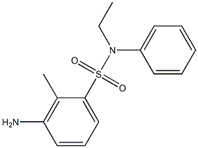  3-amino-N-ethyl-2-methyl-N-phenylbenzene-1-sulfonamide