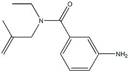 3-amino-N-ethyl-N-(2-methylprop-2-enyl)benzamide