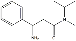 3-amino-N-isopropyl-N-methyl-3-phenylpropanamide
