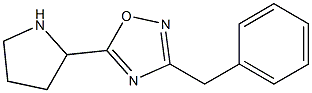 3-benzyl-5-(pyrrolidin-2-yl)-1,2,4-oxadiazole 化学構造式