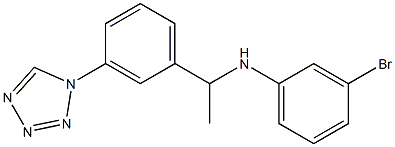  3-bromo-N-{1-[3-(1H-1,2,3,4-tetrazol-1-yl)phenyl]ethyl}aniline