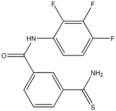3-carbamothioyl-N-(2,3,4-trifluorophenyl)benzamide