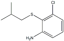 3-chloro-2-[(2-methylpropyl)sulfanyl]aniline Structure