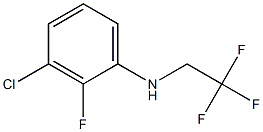 3-chloro-2-fluoro-N-(2,2,2-trifluoroethyl)aniline Structure