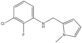 3-chloro-2-fluoro-N-[(1-methyl-1H-pyrrol-2-yl)methyl]aniline