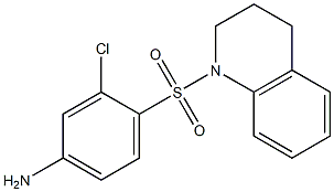 3-chloro-4-(1,2,3,4-tetrahydroquinoline-1-sulfonyl)aniline