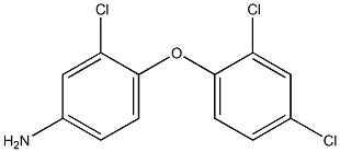 3-chloro-4-(2,4-dichlorophenoxy)aniline 结构式
