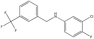 3-chloro-4-fluoro-N-{[3-(trifluoromethyl)phenyl]methyl}aniline