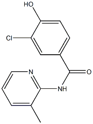 3-chloro-4-hydroxy-N-(3-methylpyridin-2-yl)benzamide|