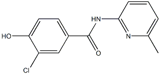  3-chloro-4-hydroxy-N-(6-methylpyridin-2-yl)benzamide