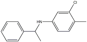  3-chloro-4-methyl-N-(1-phenylethyl)aniline