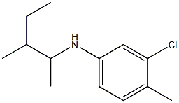 3-chloro-4-methyl-N-(3-methylpentan-2-yl)aniline