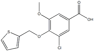  3-chloro-5-methoxy-4-(thiophen-2-ylmethoxy)benzoic acid