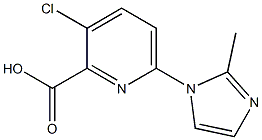3-chloro-6-(2-methyl-1H-imidazol-1-yl)pyridine-2-carboxylic acid