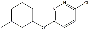 3-chloro-6-[(3-methylcyclohexyl)oxy]pyridazine,,结构式