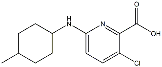  3-chloro-6-[(4-methylcyclohexyl)amino]pyridine-2-carboxylic acid
