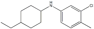  3-chloro-N-(4-ethylcyclohexyl)-4-methylaniline