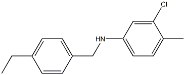 3-chloro-N-[(4-ethylphenyl)methyl]-4-methylaniline