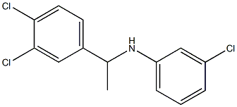 3-chloro-N-[1-(3,4-dichlorophenyl)ethyl]aniline