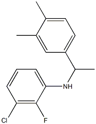 3-chloro-N-[1-(3,4-dimethylphenyl)ethyl]-2-fluoroaniline