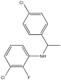 3-chloro-N-[1-(4-chlorophenyl)ethyl]-2-fluoroaniline