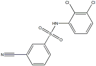 3-cyano-N-(2,3-dichlorophenyl)benzene-1-sulfonamide