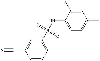 3-cyano-N-(2,4-dimethylphenyl)benzenesulfonamide