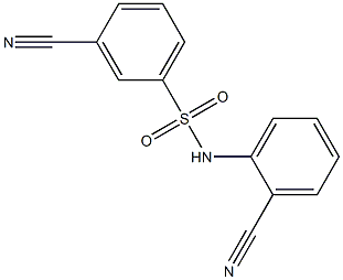 3-cyano-N-(2-cyanophenyl)benzenesulfonamide|