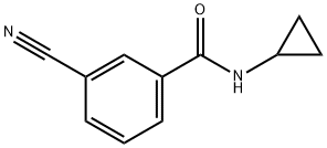 3-cyano-N-cyclopropylbenzamide Structure