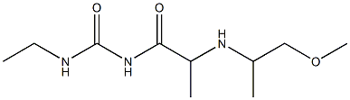 3-ethyl-1-{2-[(1-methoxypropan-2-yl)amino]propanoyl}urea