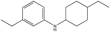 3-ethyl-N-(4-ethylcyclohexyl)aniline Struktur