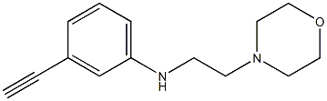 3-ethynyl-N-[2-(morpholin-4-yl)ethyl]aniline