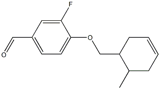  3-fluoro-4-[(6-methylcyclohex-3-en-1-yl)methoxy]benzaldehyde