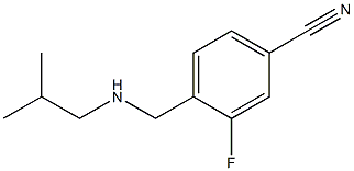 3-fluoro-4-{[(2-methylpropyl)amino]methyl}benzonitrile