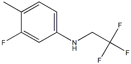 3-fluoro-4-methyl-N-(2,2,2-trifluoroethyl)aniline Structure