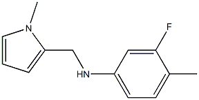 3-fluoro-4-methyl-N-[(1-methyl-1H-pyrrol-2-yl)methyl]aniline Structure