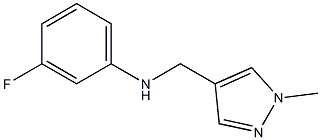  3-fluoro-N-[(1-methyl-1H-pyrazol-4-yl)methyl]aniline