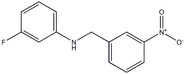 3-fluoro-N-[(3-nitrophenyl)methyl]aniline