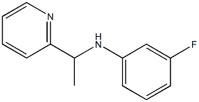 3-fluoro-N-[1-(pyridin-2-yl)ethyl]aniline|